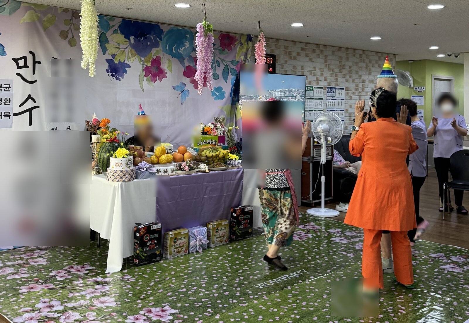 실제 상차림